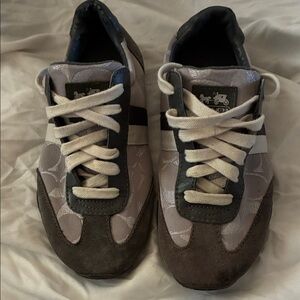 Coach Gray and Black Women's Sneakers
